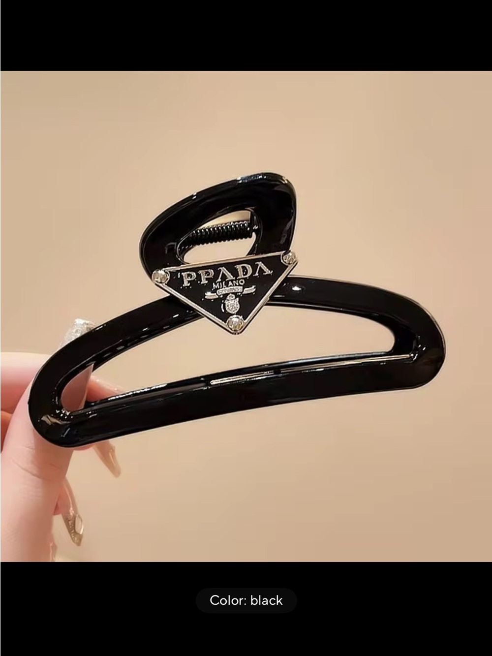 Black claw clip -limited edition